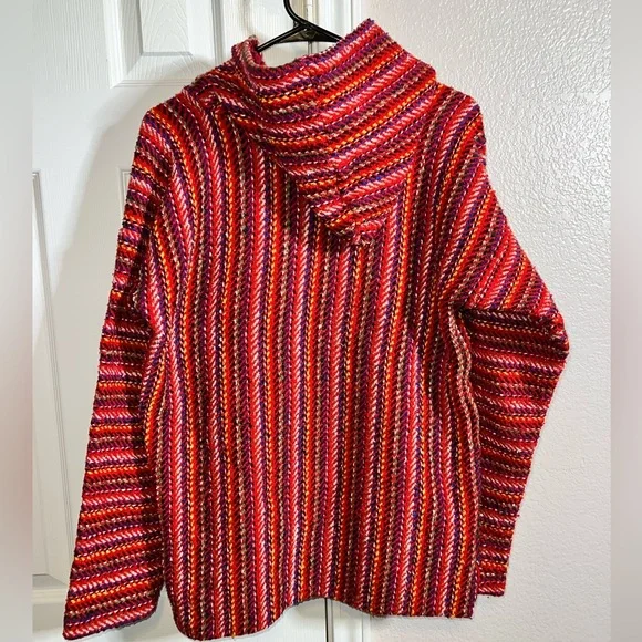 VTG El Paso Saddle Blanket CO Mexican Pullover Jacket - Picture 4 of 4